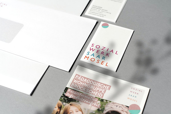 Grafikdesign, Broschüren, Webseite für Sozialwerk Saar-Mosel Merzig