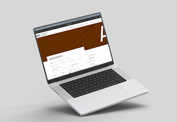 Grafikdesign und Webseite für die Architektenkammer des Saarlandes