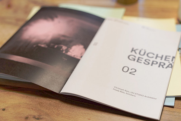 Grafikdesign für den BDA Rheinland-Pfalz / Saar. Broschüren Küchengespräche